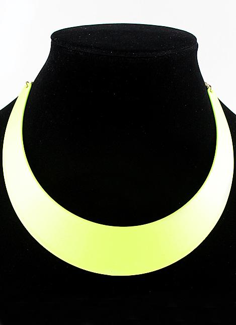 Shein Yellow Light Colors Collar Necklace