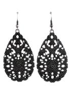 Shein Black Hollow Out Earring