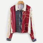 Shein Cut And Sew Polka Dot Blouse
