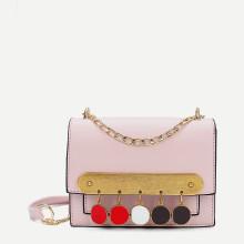 Shein Round Disc Detail Chain Shoulder Bag