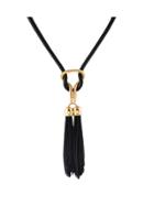 Shein Gothic Style Long Chain Tassel Pendant Necklace