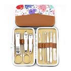 Shein Stainless Steel Nail Clipper Set With Case 11pcs