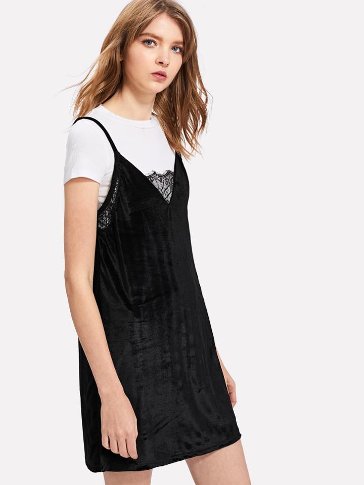 Shein Lace Detail Cami Dress