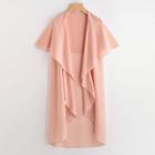 Shein Longline Waterfall Cape Kimono