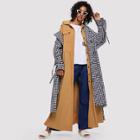 Shein Rolled Tab Sleeve Drawstring Waist Asymmetrical Dress