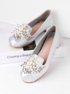 Shein Faux Pearl Embellished Ballet Flats