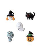 Shein Ghost & Pumpkin Design Brooch Set