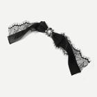 Shein Lace Decorated Bow Tie Pin