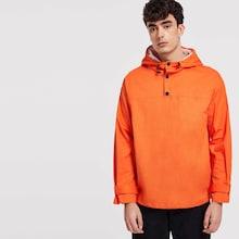 Shein Men Button Front Belted Cuff Anorak Jacket