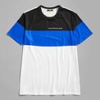 Shein Men Cut And Sew Letter Tee