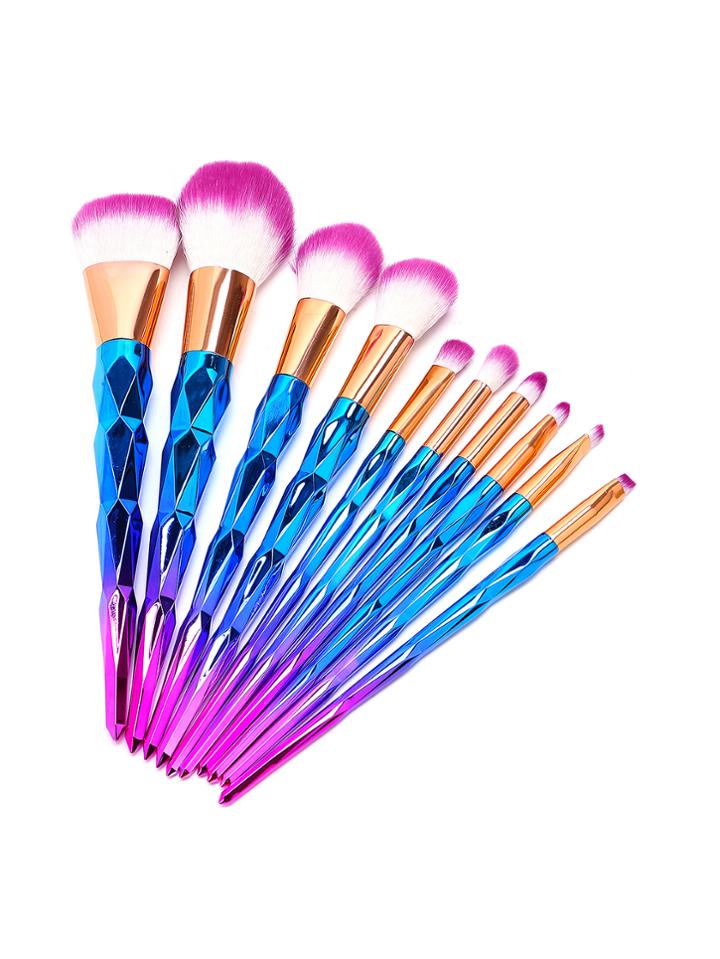 Shein Multicolor Makeup Brush Set