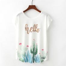 Shein Cactaceae Print T-shirt