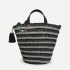 Shein Straw Tote Bag With Tassel