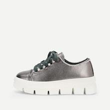 Shein Faux Pearl Detail Lace-up Chunky Sneakers