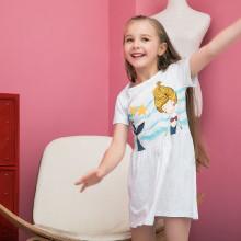 Shein Girls Mermaid Print Dress