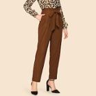 Shein 60s Paperbag Waist Peg Pants