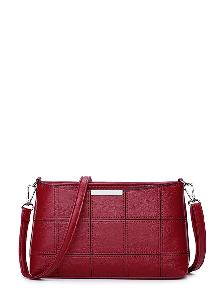 Shein Whipstitch Design Pu Shoulder Bag