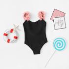 Shein Girls Appliques Swimsuit