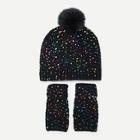 Shein Glitter Knit Hat & Gloves 3pcs