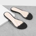 Shein Clear Design Flat Sandals