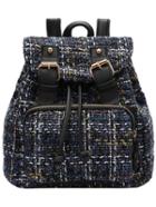 Shein Blue Buckles Weave Backpacks