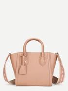Shein Shoulder Bag With Embroidered Strap