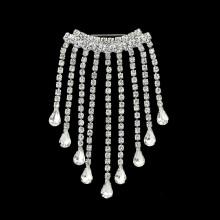 Shein Flash Drill Dripping Tassel Brooch