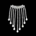 Shein Flash Drill Dripping Tassel Brooch