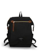 Shein Zip Detail Canvas Backpack