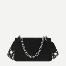 Shein Eyelet Strap Clutch Bag