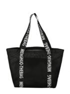 Shein Letter Pattern Decor Mesh Handbag
