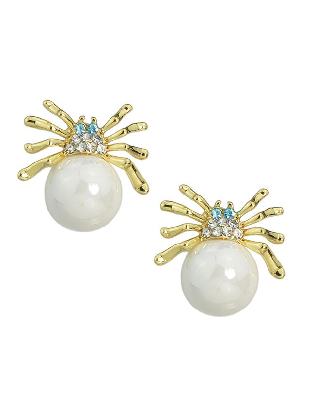 Shein Spider Shape Beads Earrings