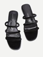 Shein Open Toe Strappy Slide Flat Sandals