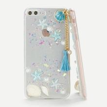 Shein Shell & Tassel Pendant Iphone Case
