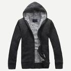 Shein Men Fleece Lined Zip Up Space Dye Sweater