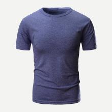Shein Men Marled Solider Basic Tee