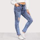 Shein Plus Ripped Skinny Jeans