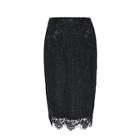 Shein Lace Zip Back Skirt