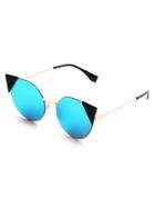 Shein Flash Lens Cat Eye Sunglasses