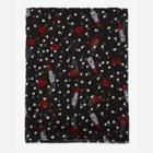 Shein Lip & Dot Print Scarf