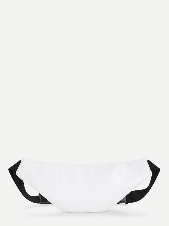 Shein Zipper Detail Bum Bag