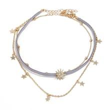 Shein Star Detail Layered Choker