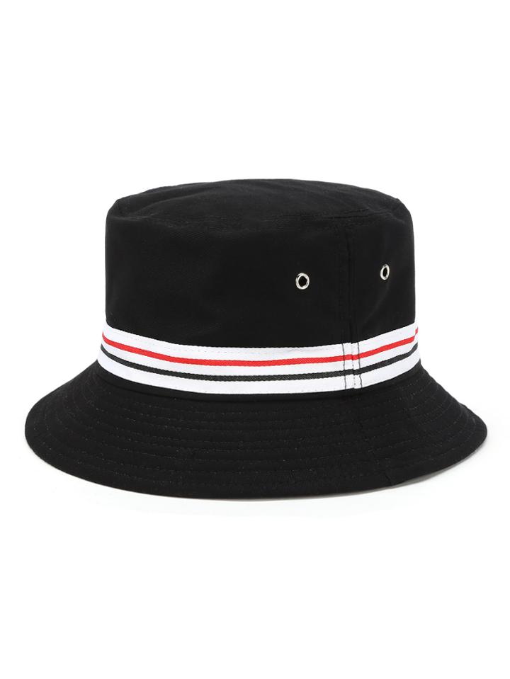 Shein Striped Band Bucket Hat