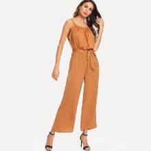 Shein Belted Detail Cami Romper