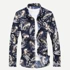 Shein Men Abstract Print Shirt Without Tee