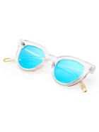 Shein Clear Frame Tinted Lens Sunglasses