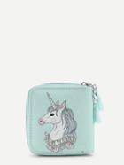 Shein Cartoon Pattern Cute Pu Wallet