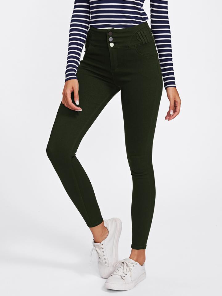 Shein High Waist Skinny Pants
