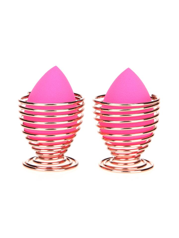 Shein 2pcs Waterdrop Sponge Puff And 2pcs Holder