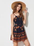 Shein Floral Print Slip Dress